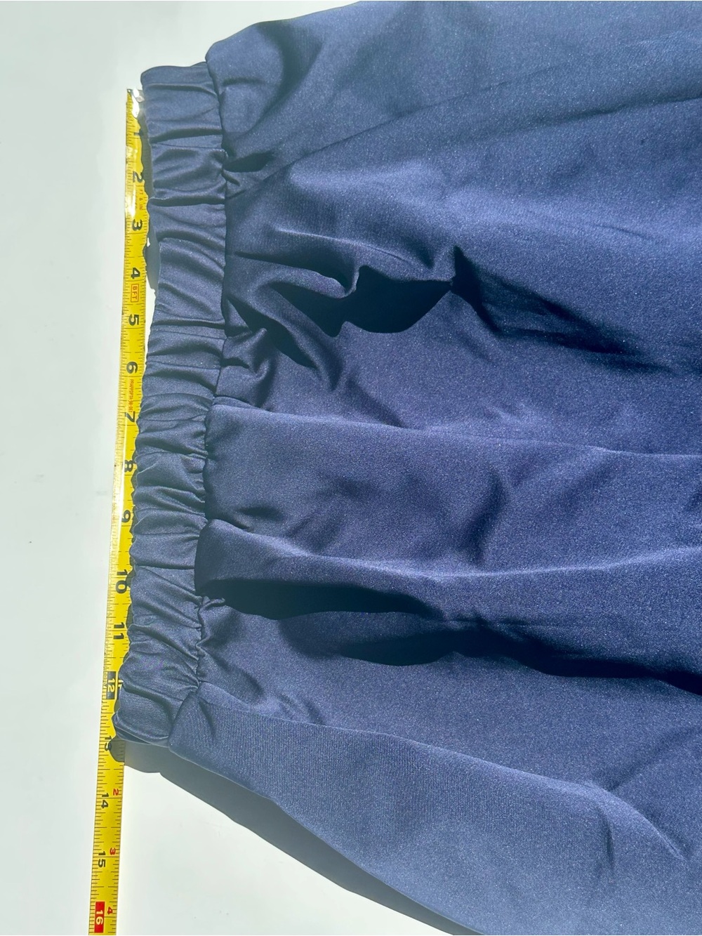 Zara Collection 14 A/W 2023 Taffeta Women's Navy Blue Balloon Midi Skirt, L - Picture 12 of 16